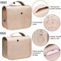 Luxury Canvas Make Up Travel Bag Makeup Brush Pouches Foldable Toiletry Bag  Transparent Unisex Makeup Box Packaging
