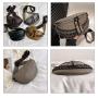 HR686 New Fashion Women Chest Bag Personalized Wide Shoulder Strap Crossbody Bag Cool Girl's Versatile Two Zippers Waist Bag