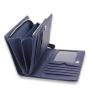 RFID wallet zipper leather wallet for men Vegan leather wallet with ID window