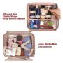 Custom Luxury Portable Folding Makeup Storage Organizer Stand Up Cosmetic Bags Large Hanging Travel Toiletry Bag