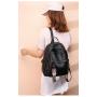 KBW701 Korean PU Leather Shoulder Bag Casual Fashion College Wind Travel Student Mommy Bag Women Backpack Without Pendant