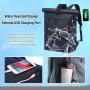 LOVEVOOK dropshipping Mens women Waterproof hiking bags with shoe compartment USB charging port travel roll top Laptop Backpacks