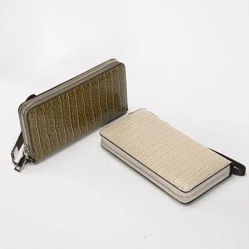 High Quality Crocodile Pattern Long Wallet New alligator long purse women multi-slot zipper PU Coin Purse wallet