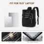 LOVEVOOK Fashion College Daypack for women 15.6 In Work Travel laptop Bag large capacity student school business laptop backpack