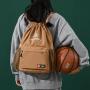 LX047 Custom Drawstring Backpack Lightweight Travel Sport Basketball String Bag with Pocket for Swimming Beach Fashion Sport Bag