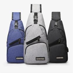 New Arrival Mens Outdoor Travel Messenger Backpack Business Soft Oxford Casual Crossbody Shoulder Bags