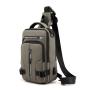 GELORY Customized Waist Sling Bag Multipurpose Waterproof Nylon Large Capacity USB Fitness Chest Bag Fanny Pack For Men Sport