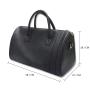 Pu Leather Smell Proof Duffel Bag Carry On Compliant Bag For Airline Travel Bag Activated Carbon Odor Technology