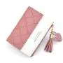 OEM133 Lady Short Coin Pouch Women's Purse New Kawaii Girl Small Change Wallets Coin Bag 3 Fold PU Leather Coin Purse