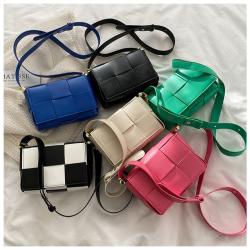 Braid Designer Shoulder Bags Pure Color Bag Wholesale Pu Leather Women Fashion Handbags Bag Ladies