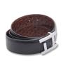 High quality men leather belt custom logo leather men genuine leather pin buckle belt for men