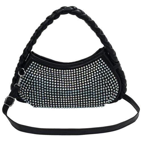 KBW505 Bright Diamond Women Handbag New Retro Senior Sense of Single Shoulder Crossbody Bag Ladies Trend Cloud Bag