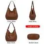 Lovevook HOT SALE  famous designer PU leather handbags for women large multi pocket ladies hobo bag casual women's tote bags