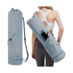 KBW698 New Gamma Pad Bag with Water Bottle Pocket and Bottom Wet Pocket Sports Yoga Pads Back Strap Multifunctional