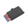 Factory Direct Mens Leather Smart Wallet RFID Card Holder Metal Aluminium Wallet for men