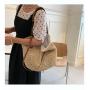 KBW194 Ins New Hollow Single Silk Fashion Single Shoulder Straw Package Paper Rope Leisure Women's Bag Holiday Beach Bag