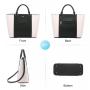 LOVEVOOK 2021 luxury Custom Logo PU Leather 3pcs Tote Handbag Sets large capacity Ladies Hand Bags Women Purse and Handbags