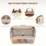 LOVEVOOK New Design hanging garment duffel bag suit business Portable Weekender Bag with a Shoe Bag Travel Hanging Suitcase Suit
