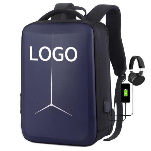 Custom Design Hard Shell Backpack Waterproof Anti Theft Laptops Rucksack Bagpack Knapsack with USB Charge