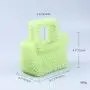 Wholesale handmade resin green beaded Handbag Pearl Bag Famous Design Women Acrylic tote Bag Summer Bag Hollow Out 2024