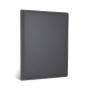 Custom Logo Hot Sale Business hotel menu clip PU leather 4-hole ring binder folder A4 size note book