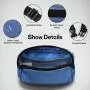 custom fashion sport travel fitness royal blue training waist pack fanny pack detachable strap crossbody nylon mini belt bag