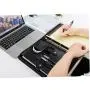 A4 Size PU Vegan Leather Document Zipper Padfolio Folder Office Resume Folder