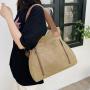 XL337 Simple Casual Canvas Ladies Shoulder Crossbody Handbag Luxury Women Fashion Hand Bags And Handbags Vintage Tote Bag