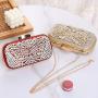 Women Evening Clutch Bag Wedding Ladies Party Purse Lady Clutches Bags Rhinestone Butterfly Pattern Clutch Evening Bags