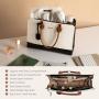LOVEVOOK 15.6 17 inch Large Laptop Tote Bags For Ladies Waterproof Leather Business Work Briefcase Office Women Handbags Purse
