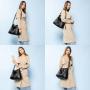 Lovevook Realer OEM ODM custom logo PU leather hobo bags women shoulder crossbody bag  large capacity totes bags for women