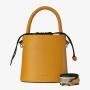 SUSEN Chrisbella 2022 bucket bag One Shoulder Messenger Handbag Solid color PU Leather women's bucket bags