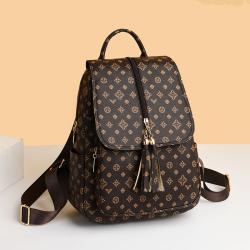 2022 High Quality Fashion Vintage Travel Waterproof Leather Women Backpack Lady Bag