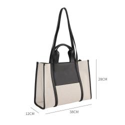 Factory Wholesale Hot Sale Tote Bag Woman Shoulder bag Designer Large Capacity Canvas Handbag
