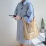 Korean version of the new women leisure beach bag fashion trend money bag single shoulder package creative mesh canvas tote bag
