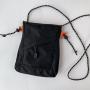 Unisex Small Square Canvas Crossbody Bag Trendy Korean Style Fashion Student Mobile Phone Bag