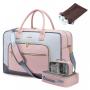 LOVEOOK Lady sports duffel holdall  handbag large luggage gym fitness Overnight weekender bags for women travel duffel bags