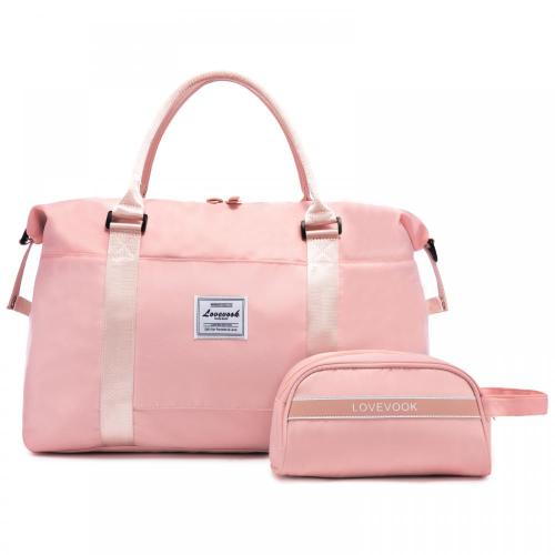 2023 LOVEVOOK 2pcs Cute Waterproof Custom Weekender Gym Overnight Duffel Bag with Toiletry Pouch Men Women Travel Luggage Bags