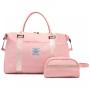 2023 LOVEVOOK 2pcs Cute Waterproof Custom Weekender Gym Overnight Duffel Bag with Toiletry Pouch Men Women Travel Luggage Bags