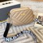 2024 Ladies Roller Camera Bag New Fashionable Lozenge Sling Shoulder Storage with Single Strap Mobile Phone Accessory Case