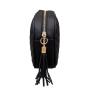 Quilted crossbody bags women handbags fashion ladies squared shoulder purse leather bags with tassels wholesale
