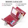ZF205 Women Short Wallet Women Purse PU Leather Zipper Hasp Coin Purse Designer Wallet Card Holder Folding Card Bag