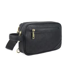 New Fashion Outdoor Smell Proof Waist Bag For Men Custom Logo With Carbon Lined Water Proof Cross Body Bag