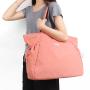 CHANGRONG Custom Women Foldable Beach Gym Bags Lightweight Shopping Shoulder Bag