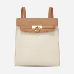 Stylish Women's Backpack Customized Pu Leather Logo Luxury Shoulder Bag Classic premium Hardware