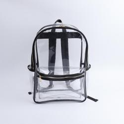 Keymay 8 Colors Wholesale Custom Outdoor Waterproof Backpack Pvc Transparent Kids School Bag Clear Backpack