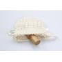 Natural Custom Logo Sisal Linen Cotton Mesh Drawstring Packaging Soap Saver Gift Pouch Organic Cosmetic Soap Bag