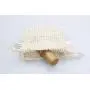Natural Custom Logo Sisal Linen Cotton Mesh Drawstring Packaging Soap Saver Gift Pouch Organic Cosmetic Soap Bag