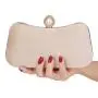 HR012 Women Evening Party Clutch Bags New Trend Metal Chain Open Small Square Bags Luxury Weddings Retro Banquet Handbag