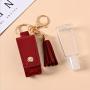 Factory Direct Wholesale Keychain Travel Size Bottle Hand Sanitizer Holder Tassel Portable Key Chains For Unisex